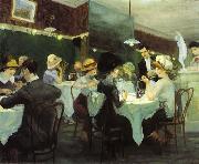 John French Sloan Renganeschi's Saturday Night (1912) by John Sloan oil on canvas